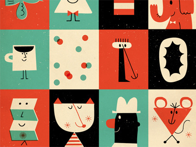 Procrastinating other project for just a little bit this morning... ok now back to work. #illustration #whimsical #vintage