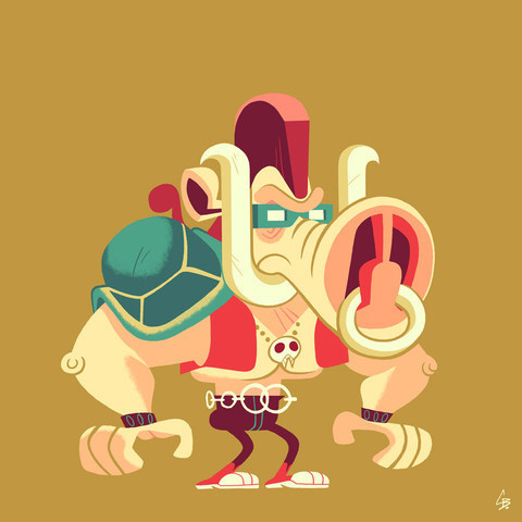 Glen Brogan Beebop #beebop #design #tmnt #illustration #character