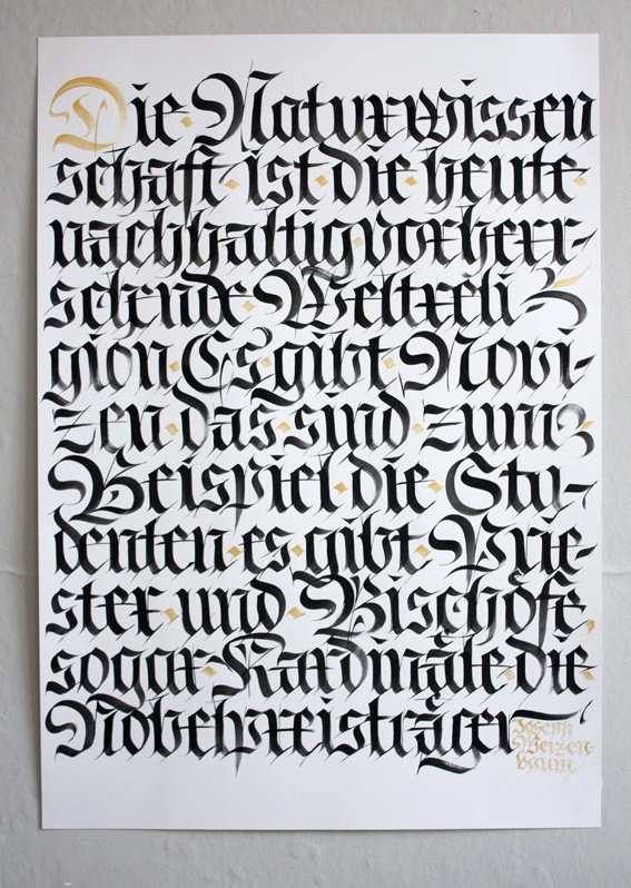 Flyer for a lecture about my work at FEDRIGONI Berlin | Flickr - Photo Sharing! #calligraphy