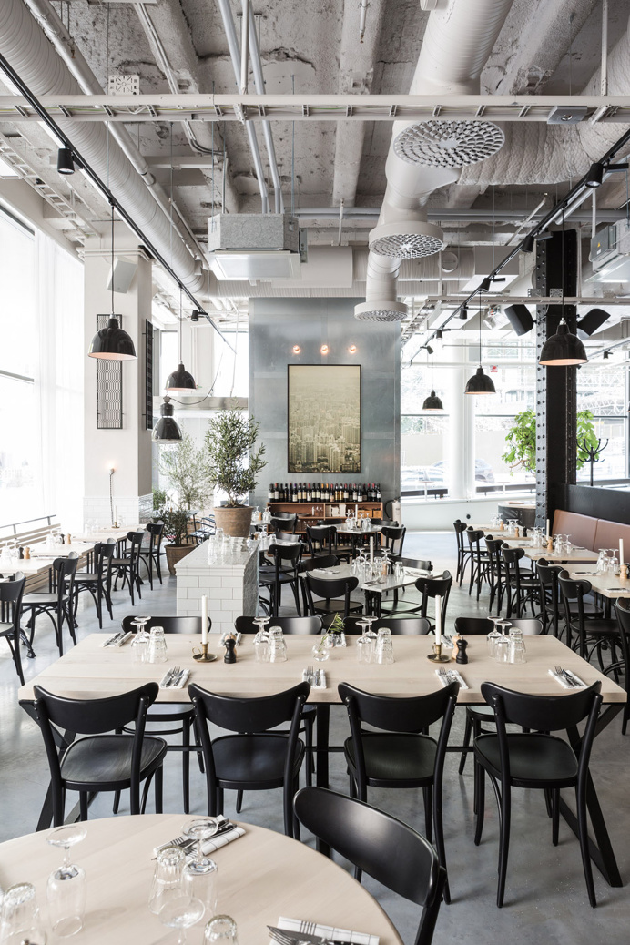 Usine Restaurant by Richard Lindvall #restaurant #interior #Stockholm #concrete