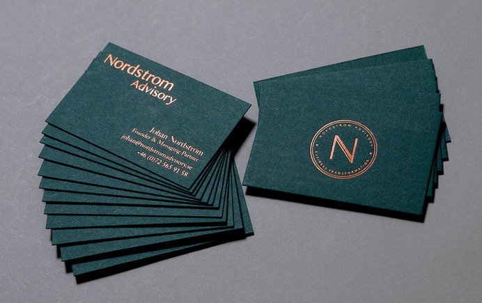 Nordstrom Advisory Brand Identity - Mindsparkle Mag Sunny at Sea designed the brand identity for Nordstrom Advisory, who are strategic advisors on the absolute highest level helping enterprises and their boards with change management, stability and growth/revenue management. #logo #packaging #identity #branding #design #color #photography #graphic #design #gallery #blog #project #mindsparkle #mag #beautiful #portfolio #designer