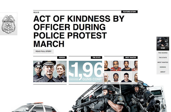 1 | A Radical Police Rebranding That Starts With A Superb Website | Co.Design: business + innovation + design #website #police #rebranding