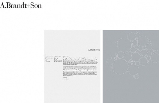 A. Brandt + Son #stationary #print #identity #branding