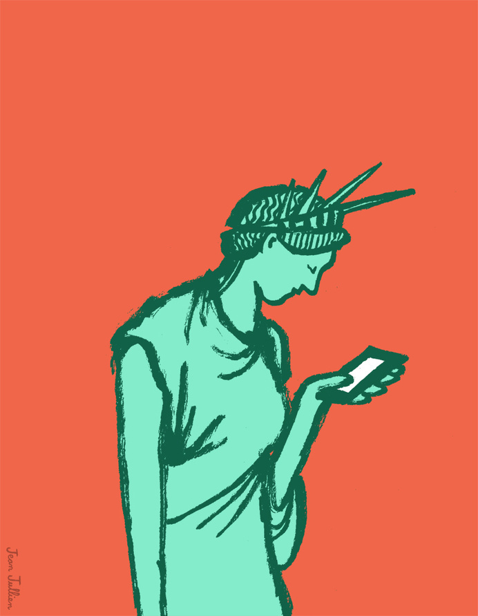 #newyork #illustration #statueofliberty #jeanjullien