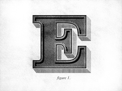Dribbble - DropCap E (dirty) by Seriousron™ #seriousron #dribbble #dirty #dropcap