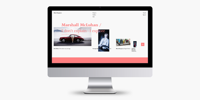 Blush Response. A grid exploration initiative. on Behance