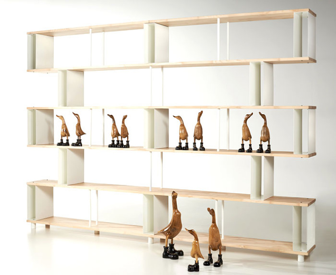 Pietro Piarotto Bookcase Skaffa Wood Random - furniture, furniture design, #design, modern furniture, #furniture