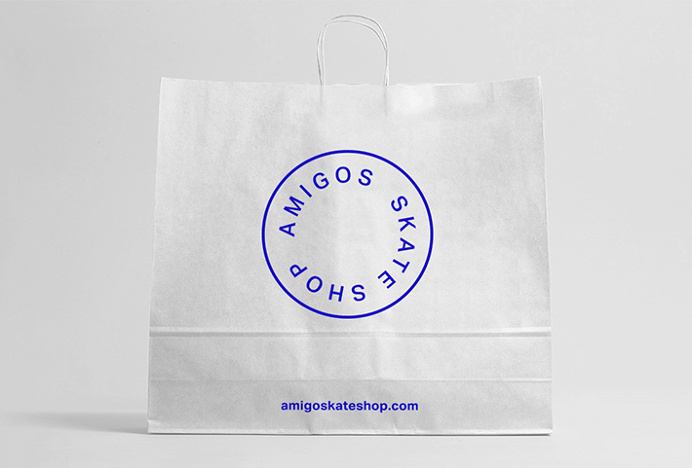 Amigos Skate Shop by Jorge León #graphic design #print #bag