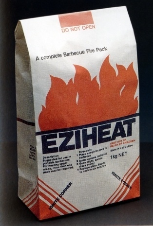 Item 146: Ezi-Heat packaging / John Nowland / 1980s « Recollection #packaging #grid #design