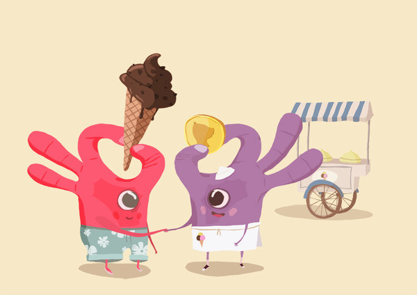 Banc Sabadell mariadiamantes #bancsabadell #monster #illustration #kids #children