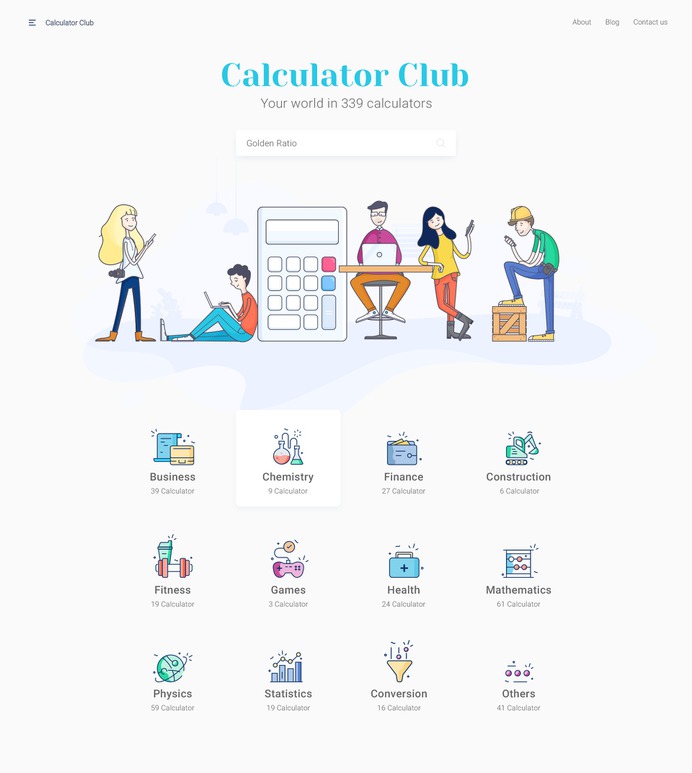 Calculator dribbble full shot