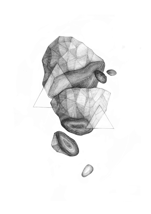 In/Organic on Behance #abstract #form #conceptual #illustration #pencil