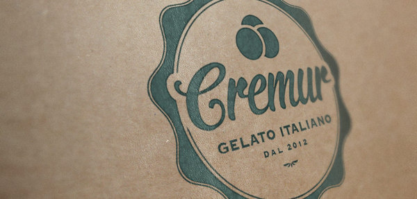 Cremur Logo by Curve Studio #logos #cream #icecream #design #graphic #identity #barcelona #logo #ice