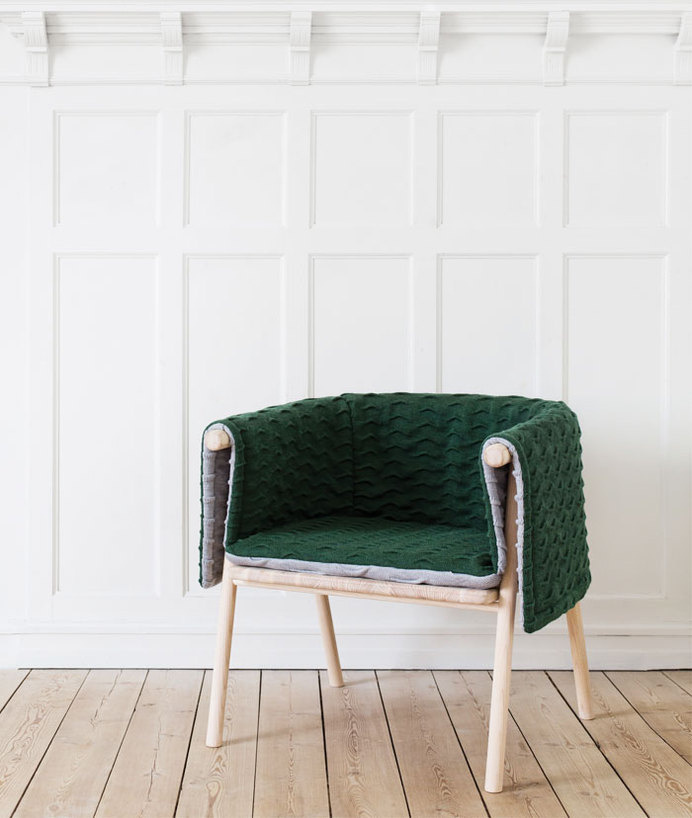 Strik armchair by Kristina Kjær #chair #design #product #furniture #armchair