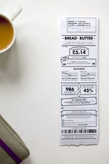 Dezeen » Blog Archive » Receipt redesign by BERG #innovation #strategy #design #receipt