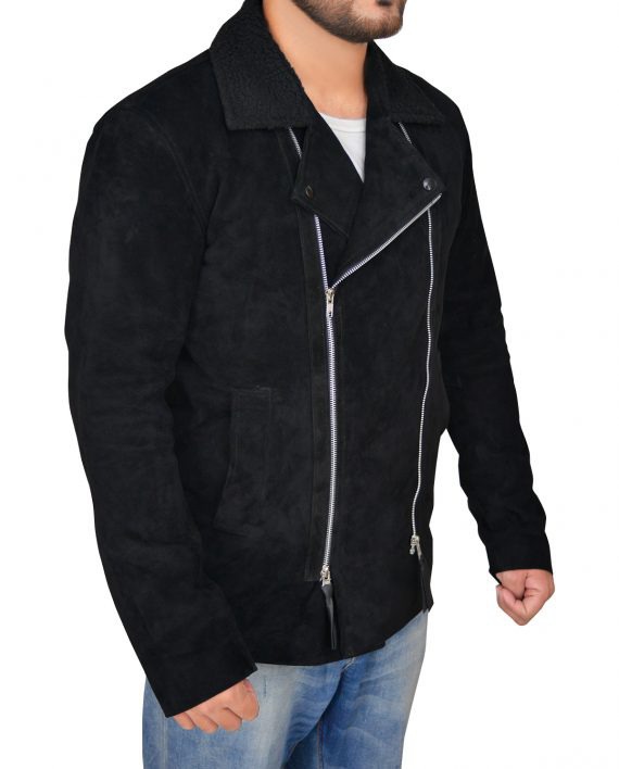 Ryan Eggold The Blacklist Suede Leather Jacket (4) F-R