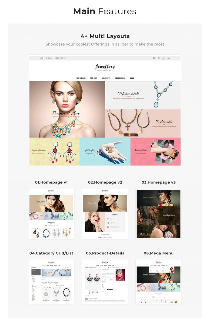 #Jewelry #Imitation Store - #Prestashop #Responsive #Theme | #TemplateTrip #eCommerce #Website #Template