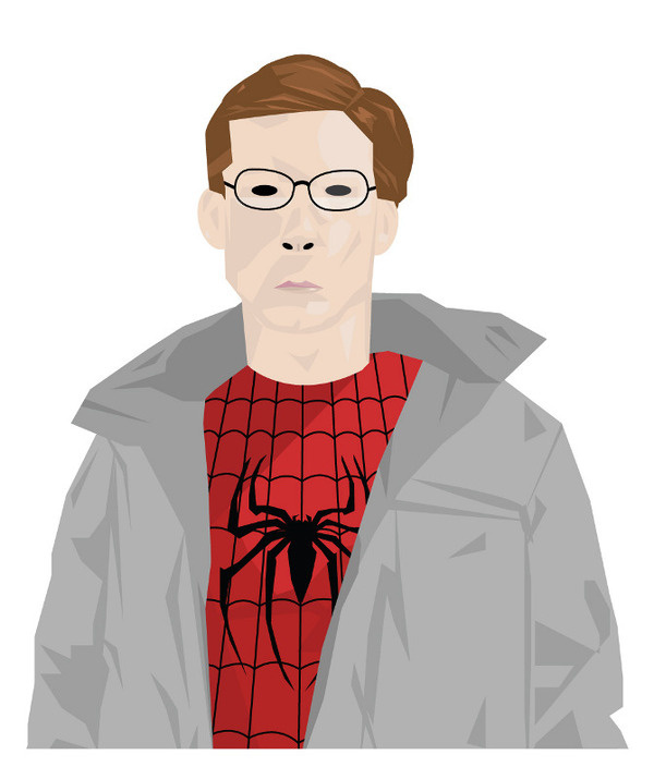 Illustration - Oli Phillips #phillips #spider #illustration #oli #man