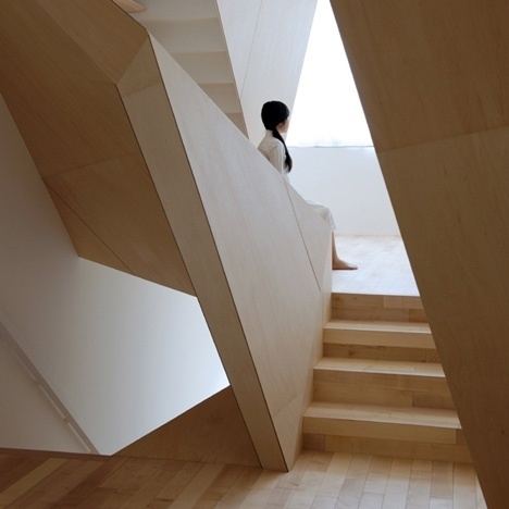 Dezeen » Blog Archive » New Kyoto Town House by ALPHAville #interior #alphaville #house #new #town #wood #architecture #kyoto
