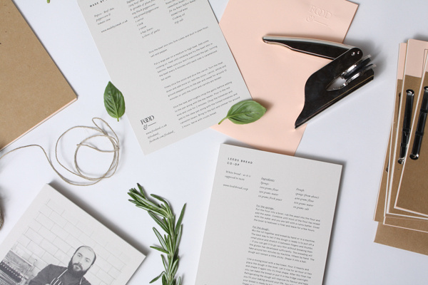 Food& on Behance #creative #branding #styling #print #food #direction #passport #herbs