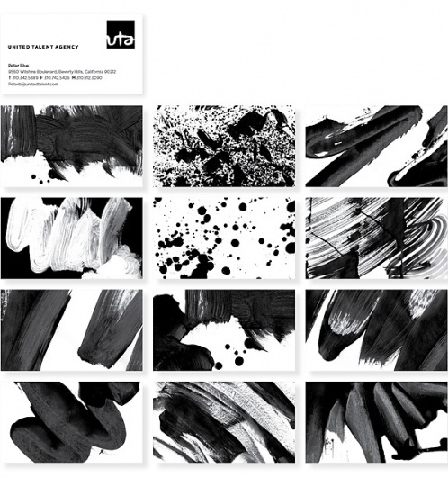 Brush and Splatter Talent - Brand New #direction #logotype #identity #art