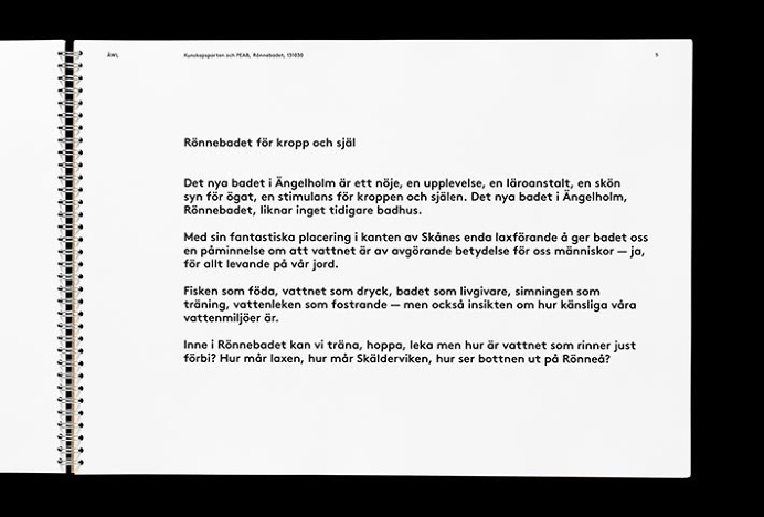 Ã…WL Arkitekter by Henrik Nygren #stationary #brand design #branding #presentation #book