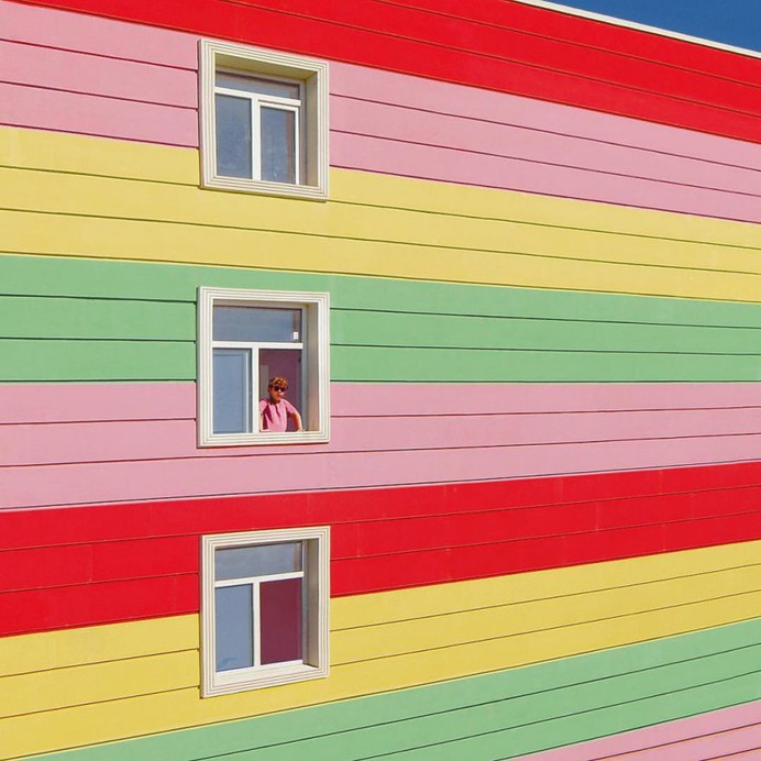 Rainbow Architecture: Geometric Abstraction of Istanbul by Yener Torun
