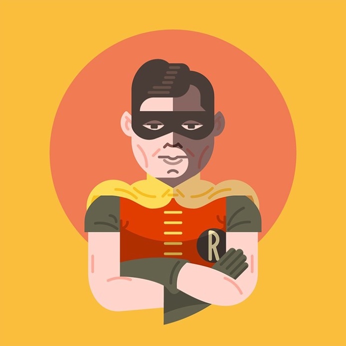 Batman&Robin #illustrator #illustration #vectorial