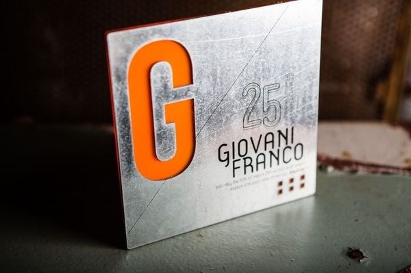 "urban metal" steel & acrylic invitation by twig & fig #invitations #branding #design