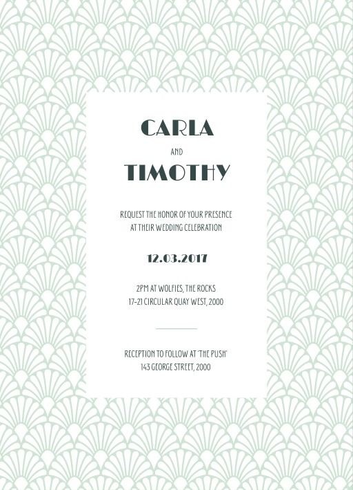 Deco - Wedding Invitations #paperlust #weddinginvitation #weddingstationery #weddinginspiration #card #design #paper #digitalcard