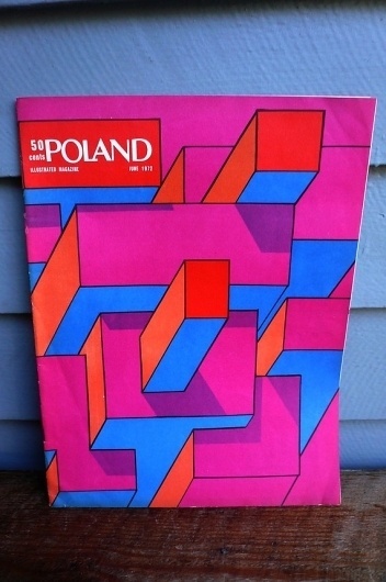 Vintage Art Magazine Cover 1972 June by lunaparkfoundry on Etsy #design #graphic #mid #1970s #century