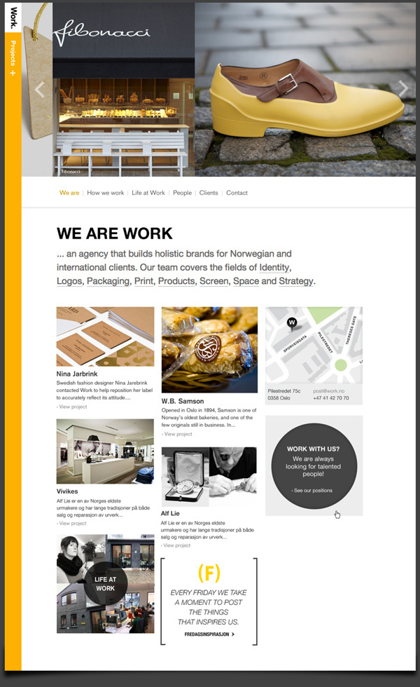 Work agency site by Unfold #web