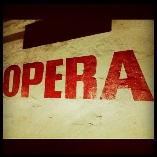 http://pinterest.com/pin/202591683206985352/# #sign #opera #typography