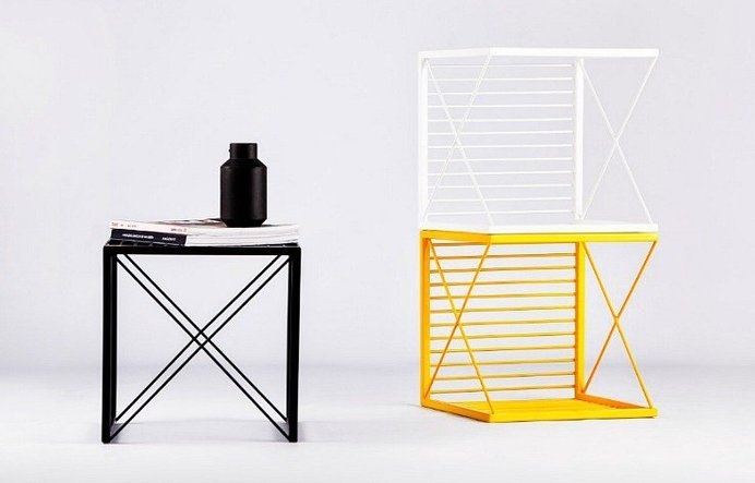 This multifunctional box pulls double- and triple-duty in conforming to whatever use you have for it in under a minute, while keeping a mini #modern #design #home #product #furniture #industrial #style