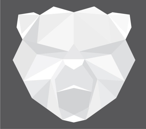 Noah Mooney Design #logo #bear #shapes