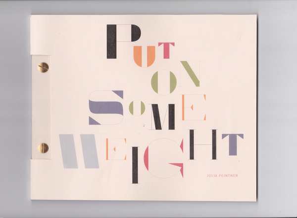 put on some weight #typography