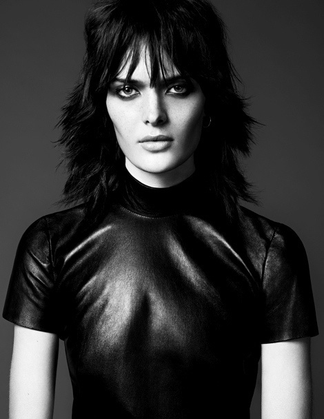 Sam Rollinson by Erik Torstensson for Vogue Russia #model #girl #photography #portrait #leather #fashion