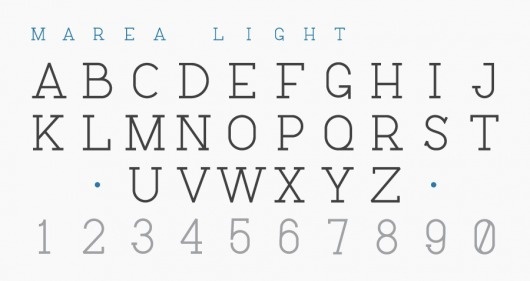 Marea: A Marine Typography « daniel cbs #serif #marea #slab #type #danielcbs
