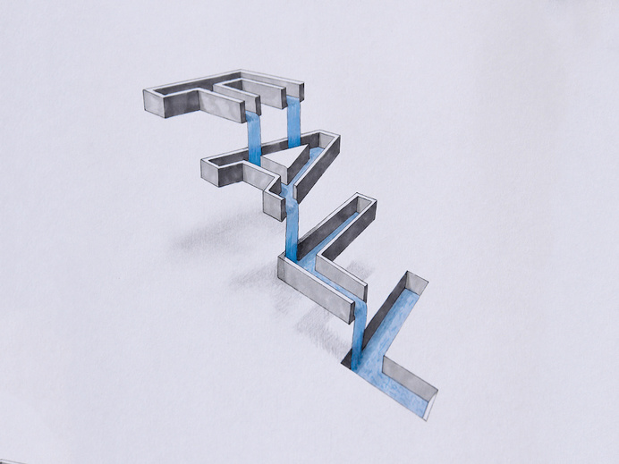 Amazing 3D Typography by Lex Wilson
