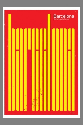 excites | Prints | Simon C Page #print #design #graphic #posters #barcelona