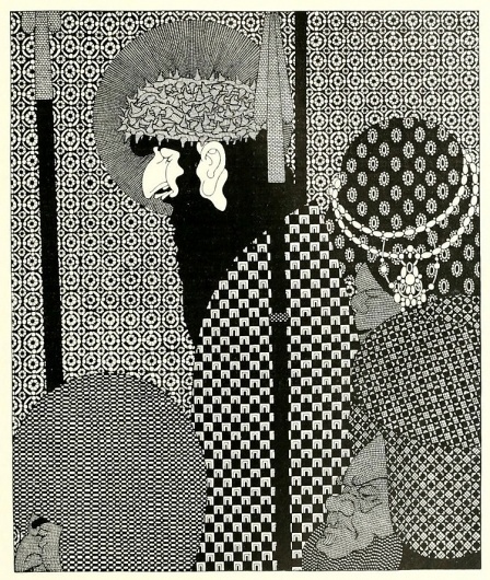 The Wily Grasser meets The Opium Eater - 50 Watts #klinger #julius #illustration #pattern