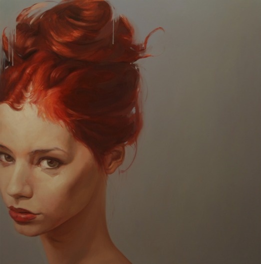 Yury Darashkevich » Design You Trust #illustration #portrait #woman #painting #form