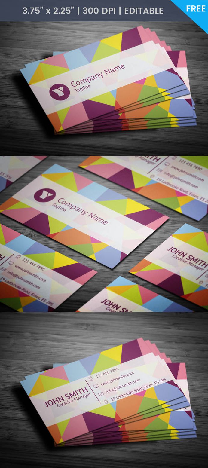 Free Translator Business Card Template