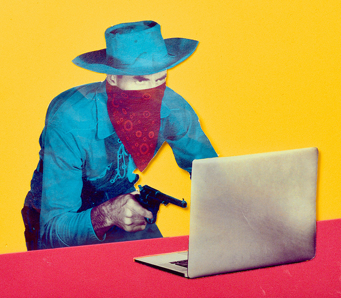 The New York Times Sunday Review. How My Mom Got Hacked (II) Text by Alina Simone. Art direction by Aviva Michaelov.