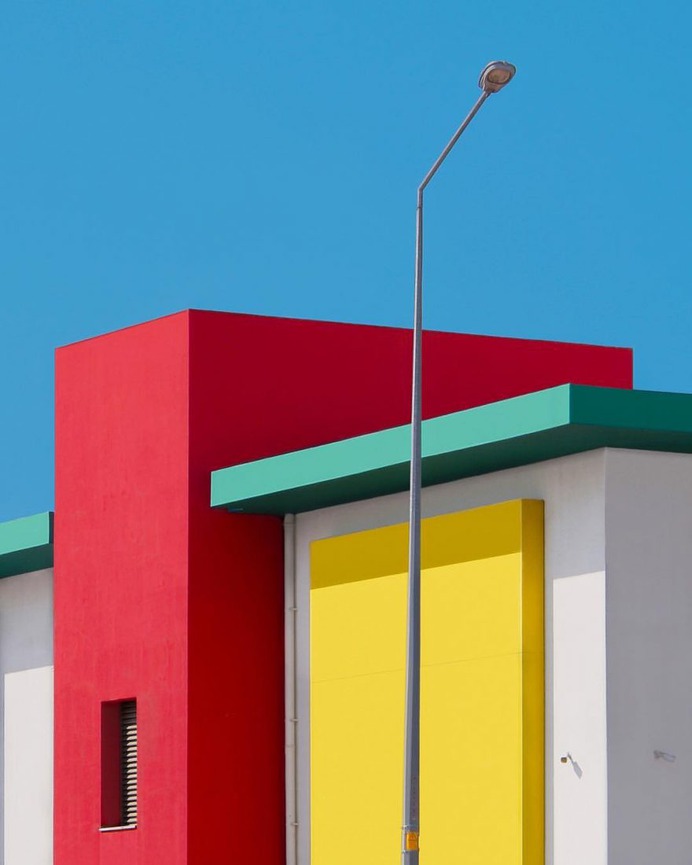 Rainbow Architecture: Geometric Abstraction of Istanbul by Yener Torun