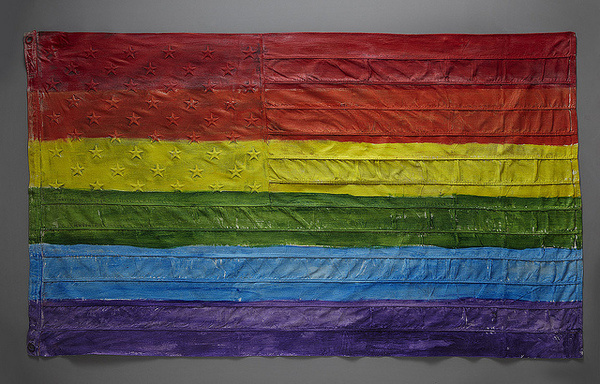 USA - Black, White, Gay #gay #usa #flags