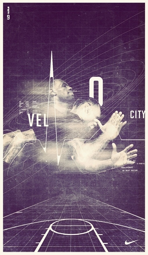 Design Work Life » cataloging inspiration daily #shoes #diagram #lebron #james #nike #sports #blueprint #basketball