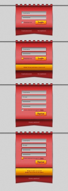 Red login form interface design Free Psd. See more inspiration related to Banner, Design, Box, Red, Web, Web design, Window, Creative, Web banner, Banner design, Form, Psd, Login, Hanging, Vertical banner, Material, Interface, Password, Personality, Vertical, Login box and Interface design on Freepik.
