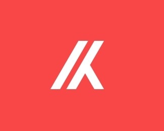 K by marvin k. #simple #logo #design