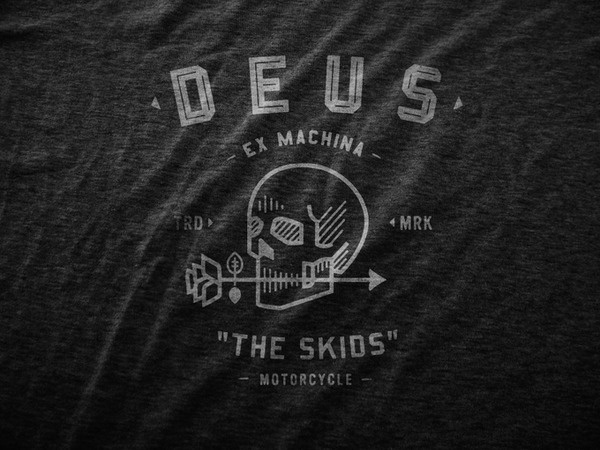 Neighborhood Studio DEUS EX MACHINA #jinkins #machina #shirt #curtis #ex #illustration #motorcycle #dues